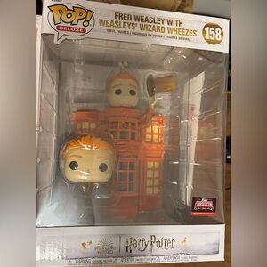 Funko POP! Fred Weasley with Weasleys' Wizard Wheezes Harry Potter Target Con